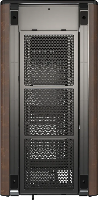 Montech Heritage, schwarz/braun, Glasfenster