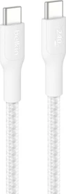 Belkin BoostCharge Pro Geflochtenes USB-C-/USB-C-Kabel (240W) 2m weiß
