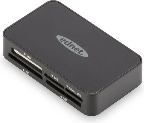 Ednet All in One Multi-Slot-Cardreader, USB 2.0 Micro-B [Buchse]