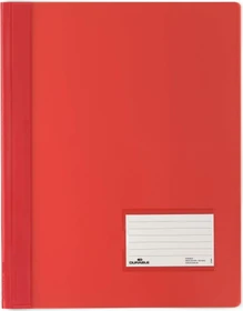 Durable Duralux Transluzent Schnellhefter, A4, rot/transparent