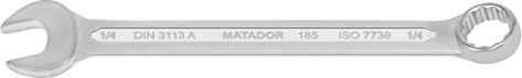 Matador 0185 Ring-Maulschlüssel zöllig, 1/4"x105mm