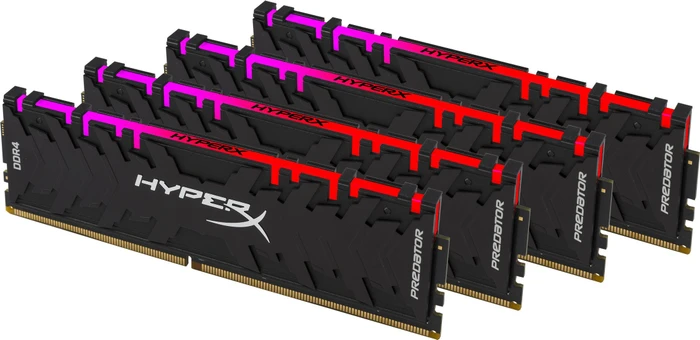 Kingston HyperX Predator RGB UDIMM 128GB Kit, DDR4-3600, CL18-22-22, 2RX8