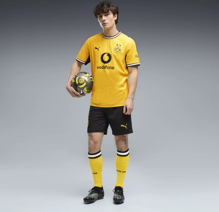 Puma BVB Borussia Dortmund Authentic 2026/2027 Heimtrikot kurzarm faster yellow/puma black (Herren)