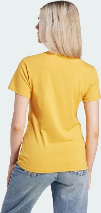 adidas Loungewear Essentials Logo T-Shirt kurzarm preloved yellow/white (Damen)
