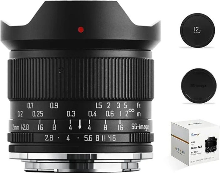 SG-Image MF 12mm 2.8 für Micro-Four-Thirds schwarz