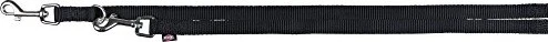 Trixie Premium Verlängerungsleine, doppellagig, M-L, 2m, schwarz