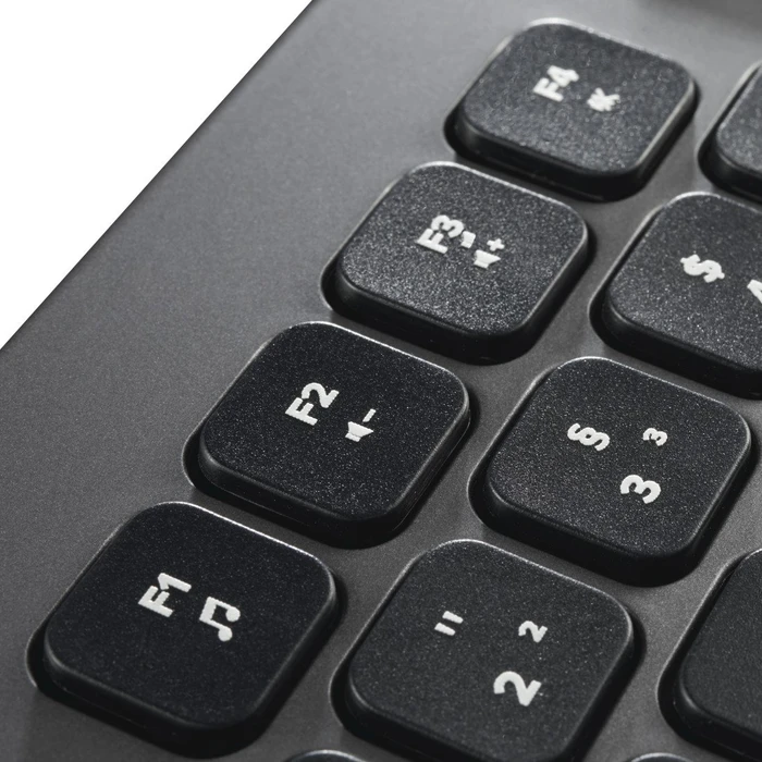Hama KC-700 Slim-Design Tastatur, anthrazit/schwarz, USB, DE