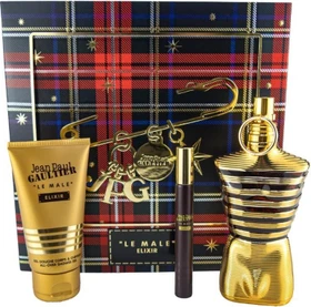 Jean Paul Gaultier Le Male Elixir EdP 125ml + Duschgel 75m + EdP 10ml Duftset