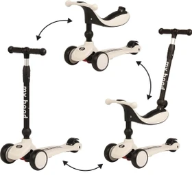 My Hood Kick'n'Ride Kickboard grau