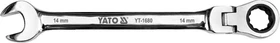 Yato YT-1674 Gelenk-Maul-Ringratschenschlüssel, 14x185mm