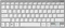 Inca IBK-569BT Smart Silver Keyboard, silber, Bluetooth, TR Vorschaubild