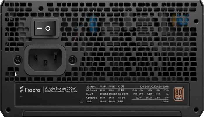 Fractal Design Anode Bronze 650W, ATX 2.52