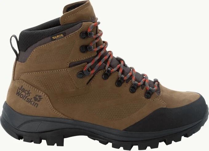 Jack Wolfskin Rebellion Texapore Mid brown/phantom (Herren)