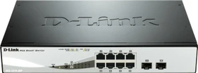D-Link DGS-1210 Desktop Gigabit Smart Switch, 8x RJ-45, 2x SFP, 45W PoE (DGS-1210-08P)