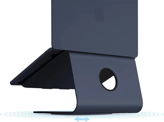 Rain Design mStand 360, Notebook-Stand, Midnight, blau/schwarz, Basis drehbar