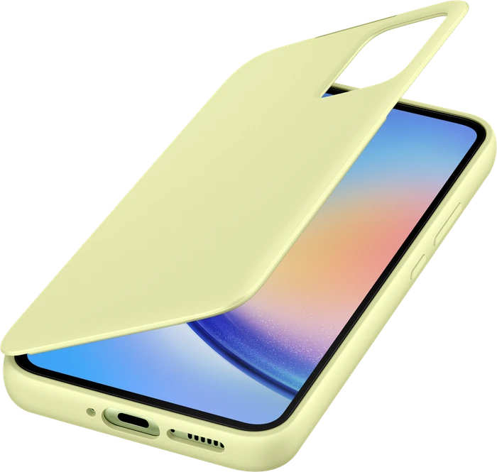 Samsung Smart View Wallet Case für Galaxy A34 5G Lime