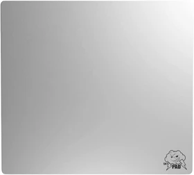 SkyPAD Glass 3.0 XL Gaming-Mauspad aus gehärtetem Glas, 500x400mm, Cloud Logo, weiß