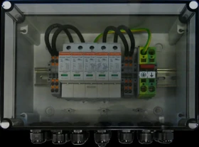 Mersen Photovoltaik-Stringbox 2 MPP/2 S DC1000V Überspannungsabl. Typ 2 Verschraubung