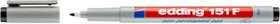 edding 151 F Folienschreiber schwarz