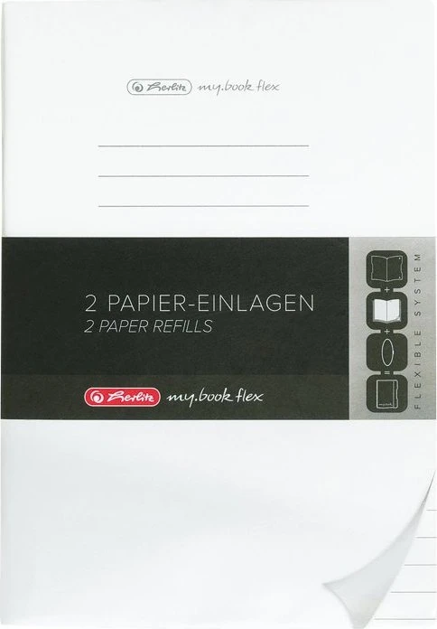 Herlitz my.book Refill flex FSC Mix Papiereinlage, A4, Lineatur 27, 80 Blatt