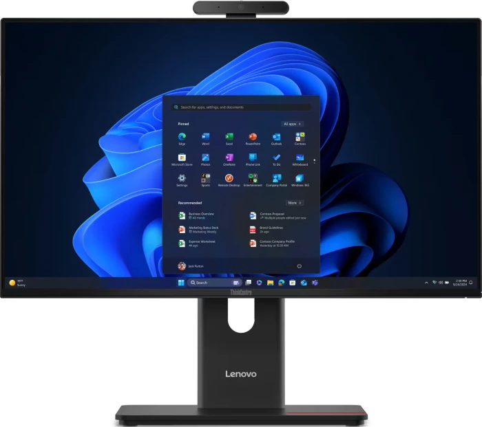 Lenovo ThinkCentre M70a Gen 6 AiO Raven Black, Core Ultra 5 225T, 16GB RAM, 512GB SSD