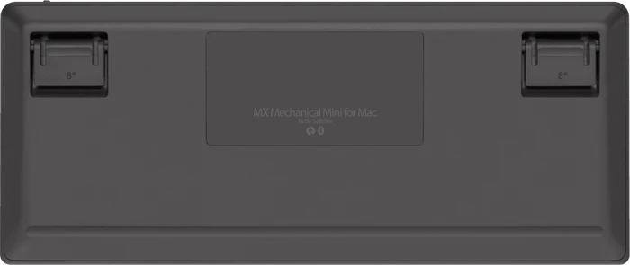 Logitech MX Mechanical Mini for Mac, Space Gray, LEDs weiß, Logi Bolt, Kailh Choc V2 LOW PROFILE BROWN, USB/Bluetooth, CH