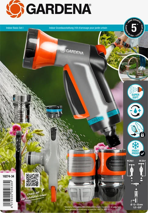 Gardena Indoor Basic Set I Grundausstattung
