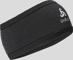Odlo Velocity Ceramiwarm Stirnband black/odlo steel grey