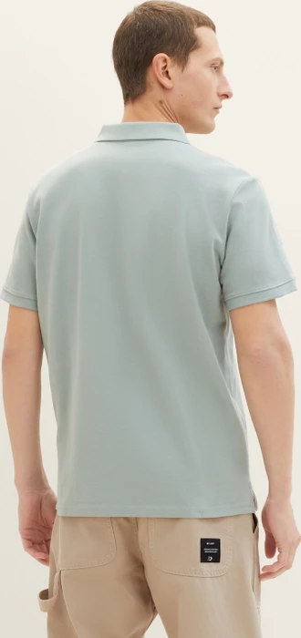 Tom Tailor Piqué Poloshirt kurzarm iced grey mint (Herren)