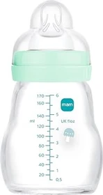 MAM Feel Good Babyflasche, 0+M, 170ml, blau