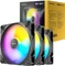Antec Tranquil 140 ARGB, schwarz, LED-Steuerung, 140mm, 3er-Pack Vorschaubild