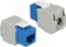 DeLOCK Keystone Modul RJ-45 Buchse via Verlegekabel Cat6, blau Vorschaubild