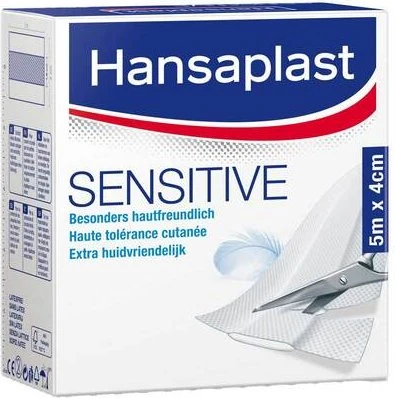 Hansaplast Sensitive, 4cm x 5m, 1 Stück