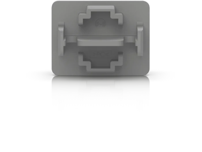 Ubiquiti Dust Cover RJ-45, lichtgrau, 24 Stk., 24er-Pack