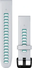 Garmin Ersatzarmband QuickFit 20 Silikon whitestone/aqua