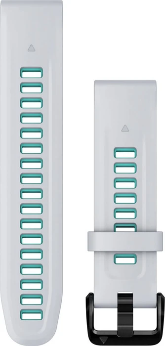 Garmin Ersatzarmband QuickFit 20 Silikon whitestone/aqua