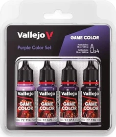 Vallejo Game Color Purple Color Farbset, 4-tlg.