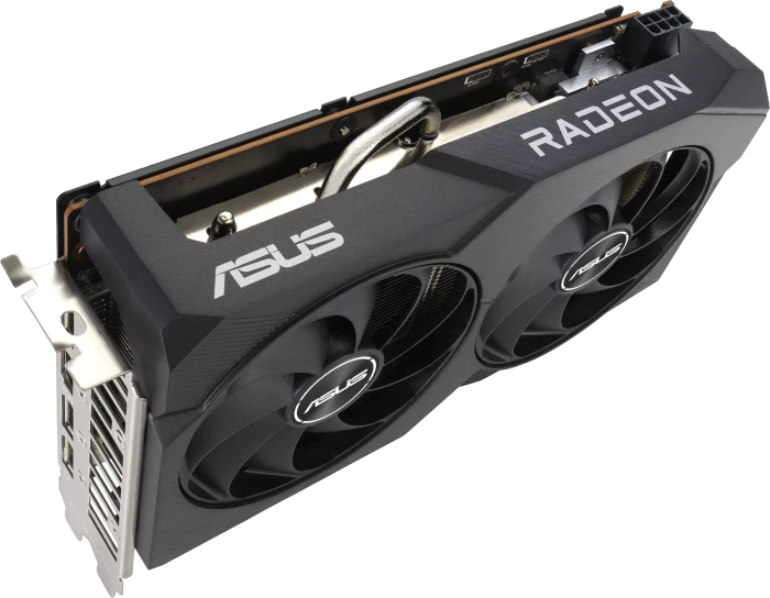 ASUS Dual Radeon RX 7600 OC V2, DUAL-RX7600-O8G-V2, 8GB GDDR6, HDMI, 3x DP