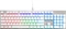 Cooler Master SK650, LEDs RGB, White Limited Edition, MX LOW PROFILE RGB RED, USB, DE Vorschaubild