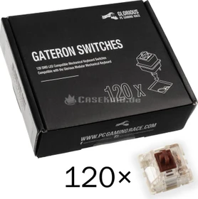 Glorious Gateron Brown Switch, 120er-Pack