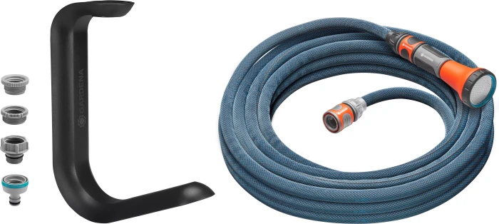 Gardena Textilschlauch Liano Xtreme Schlauchhalter Set 13mm, 10m