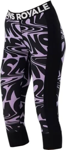 Mons Royale Cascade Merino Hose 3/4 signal lost lupin (Damen)