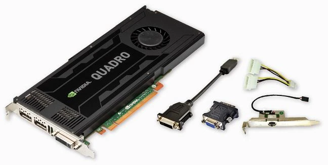 PNY Quadro K4000, 3GB GDDR5, DVI, 2x DP