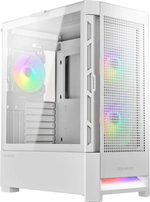 Cougar Airface RGB White, weiß, Glasfenster