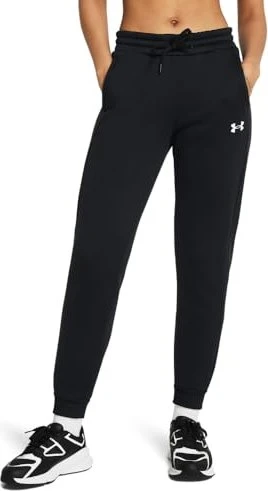 Under Armour Armour Fleece Trainingshose lang schwarz/weiß (Damen)
