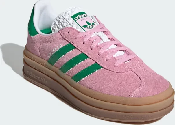 adidas Gazelle Bold true pink/green/cloud white (Damen)