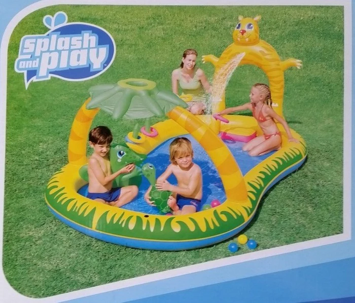 Bestway Jungle Safari Planschbecken rechteckig 290x170x137cm