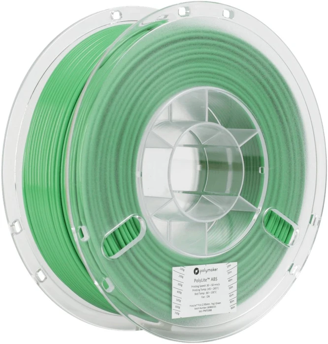 Polymaker PolyLite ABS, green, Spule, 1.75mm