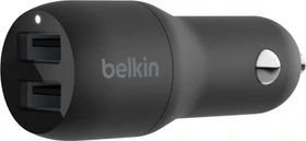 Belkin BoostCharge Dual USB-A Car Charger 24W schwarz
