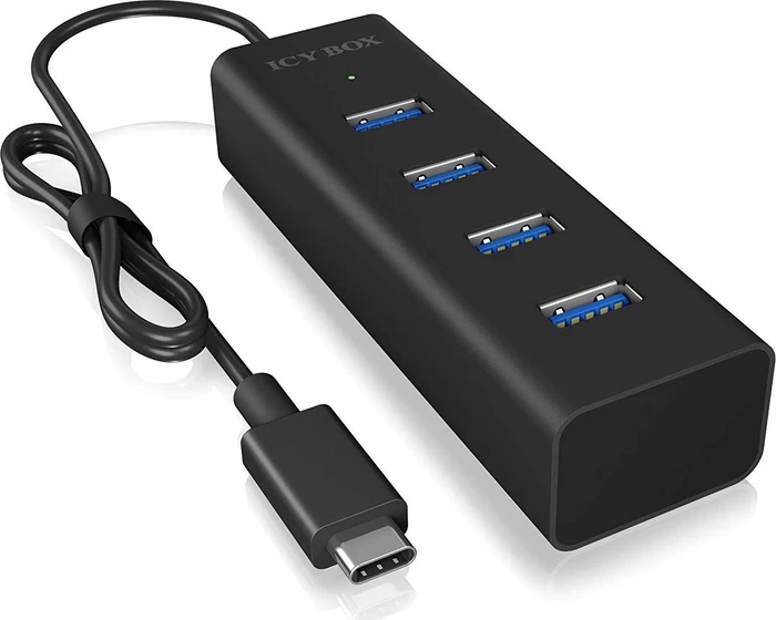 RaidSonic Icy Box IB-Hub1409-C3 USB-Hub, 4x USB-A 3.0, USB-C 3.0 [Stecker]